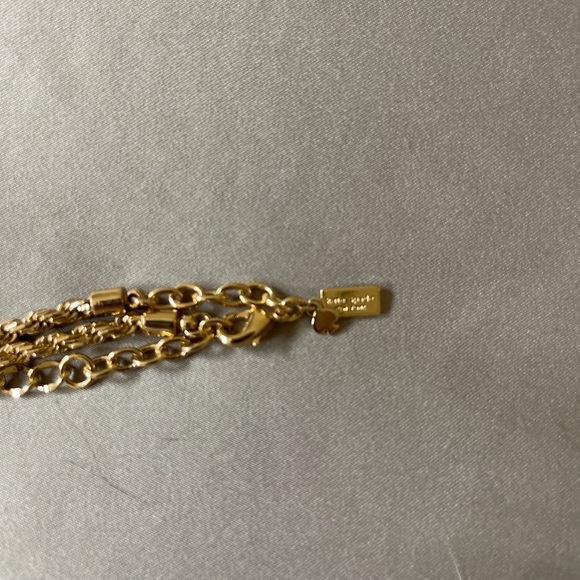 Kate Spade emerald green and crystal necklace - Picture 2 of 2